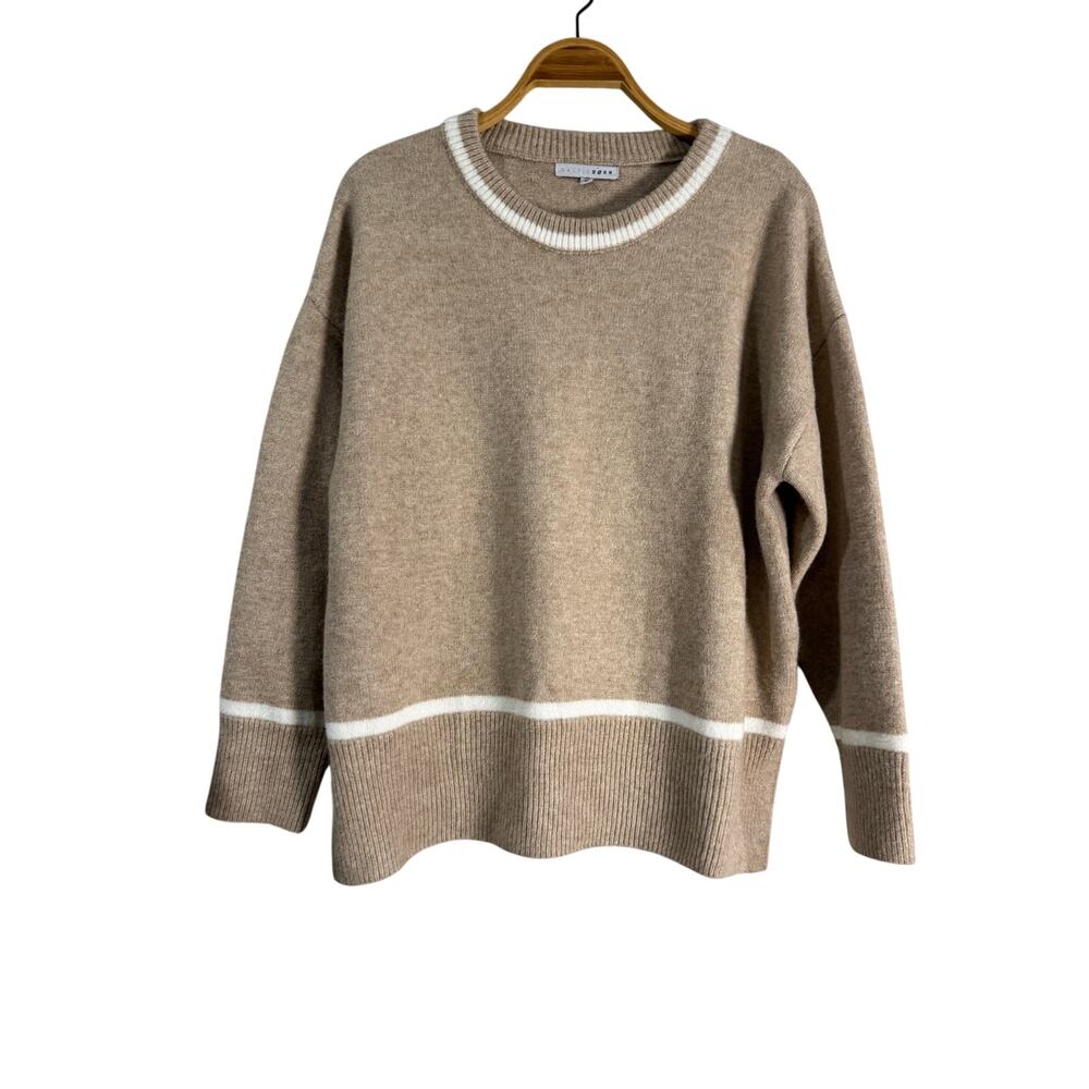 Baltic Born Neutral Single Stripe Sweater Medium